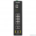  D-Link DIS-200G-12S/A1A PROJ Промышленный управляемый коммутатор 2 уровня с 10 портами 10/100/1000Base-T и 2 портами 1000Base-X SFP