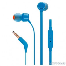 JBL T110 BLU 1.2м синий проводные