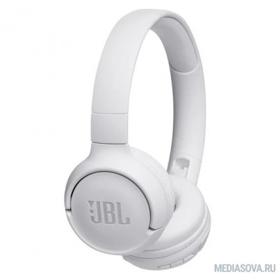  JBL T500BT WHT белый беспроводные bluetooth (оголовье)