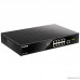  D-Link DGS-1010MP/A1A Неуправляемый коммутатор с 9 портами 10/100/1000Base-T, 1 портом 1000Base-X SFP, функцией энергосбережения и поддержкой QoS (8 портов с поддержкой PoE 802.3af/802.3at (30 Вт)