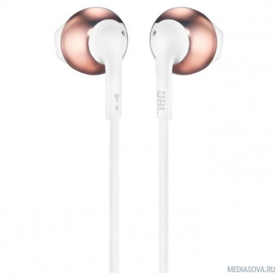  JBL T205 RGD 1.2м розовое золото проводные