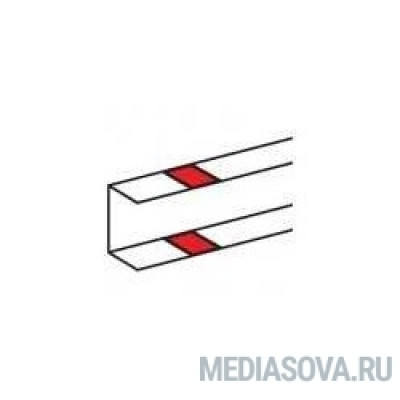  Legrand 010692 Накладка на стык профиля - самоклеющаяся - для односекционных кабель-каналов DLP - белая