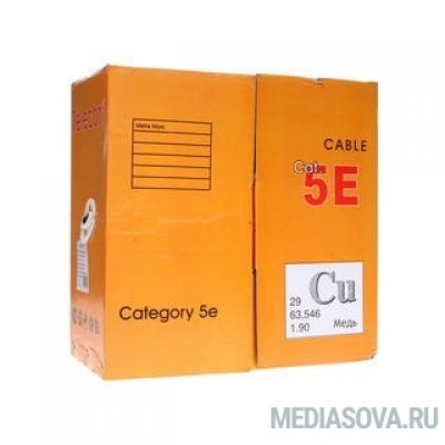  Telecom Кабель UTP кат. 5e 4 пары (305м) (0.5mm) CU внешний, черный [UTP4-TC1000C5EN-CU-OS]