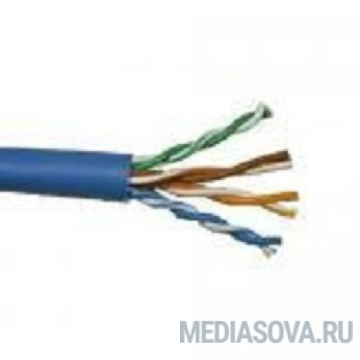  5bites US6575-305A(BL) Кабель  UTP / SOLID / 6CAT / 23AWG / CCA / PVC / BLUE / 305M