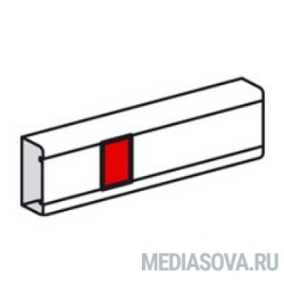  Legrand 638001 Накладка на стык крышки - для кабель-каналов Metra 85х50, 100х50 и 130х50