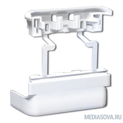  Legrand 010739 Отвод плоский на кабель-канал шириной 80 мм - для односекционных кабель-каналов DLP 50х105 -  белый