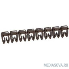 Legrand 038101 Маркер CAB 3 - для кабеля 0,15-0,5 мм3 - цифра 1 - коричневый