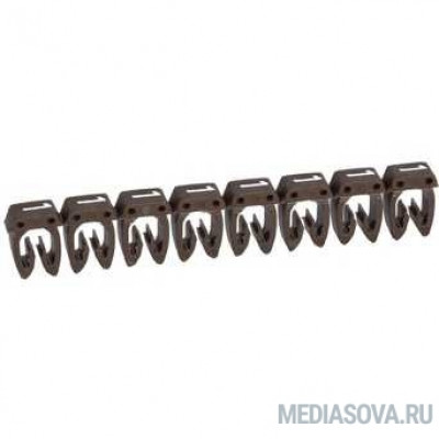  Legrand 038101 Маркер CAB 3 - для кабеля 0,15-0,5 мм3 - цифра 1 - коричневый
