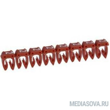 Legrand 038102 Маркер CAB 3 - для кабеля 0,15-0,5 мм3 - цифра 2 - красный