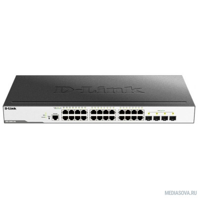  D-Link DGS-3000-28L/B1A Управляемый коммутатор 2 уровня с 24 портами 10/100/1000Base-T и 4 портами 1000Base-X SFP