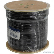 5bites Кабель FS5505-305CPE  FTP / SOLID / 5E / 24AWG / COPPER / PVC(+PE) / BLACK / OUTDOOR / MESSENGER / DRUM / 305M