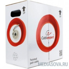 Cablexpert [UPC-6004-SOL] Кабель UTP кат.6, 4 пары, 0.57mm CCA одножильный серый (305м) 