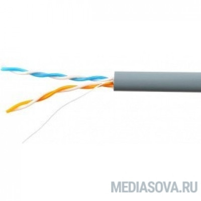 SkyNet Кабель UTP indoor 2x2x0,46, медный, FLUKE TEST, кат.5e, однож., (100м) box, серый [CSL-UTP-2-CU/100]