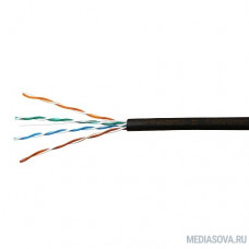 SkyNet Кабель UTP outdoor 4x2x0,51, медный, FLUKE TEST, кат.5e, однож., (100м) box, черный [CSP-UTP-4-CU-OUT/100]