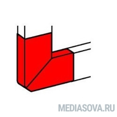  Legrand 010786 Угол плоский 90° - для односекционных кабель-каналов DLP 50х105 - белый