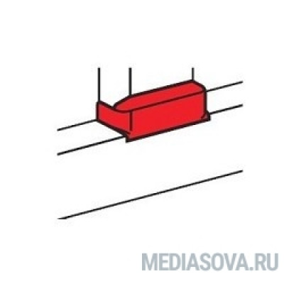  Legrand 010740 Отвод плоский на кабель-канал шириной 105 мм - для односекционных кабель-каналов DLP 50х105 -  белый