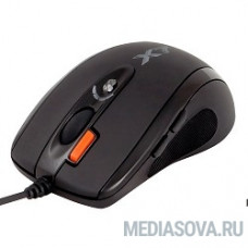 A4Tech X(7)-710MK  Мини (черный) USB, 2000dpi, встр. память 16Кб, 1000ГЦ, 6 кнопок. [94402]