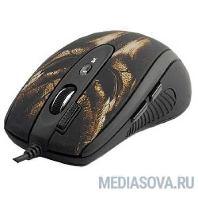  A4Tech XL-750BH (черный+корич.) USB,  6кн, 1кл-кн, 3600DPI [543214]