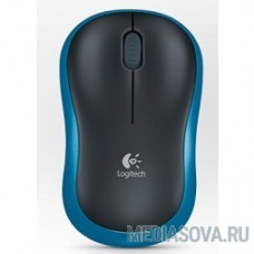 910-002239 Logitech Wireless Mouse M185 dark blue USB  