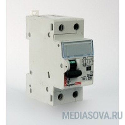  Legrand 411000 Автоматический выключатель дифференциального тока Legrand DX3 10A Тип AC 30mA