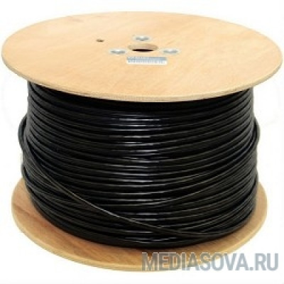  Telecom Кабель FTP кат. 5е 4 пары (305м) (0.51mm) CU внешний с тросом, черный [FTP4-TC1000C5EN(CU)-OS-SW]