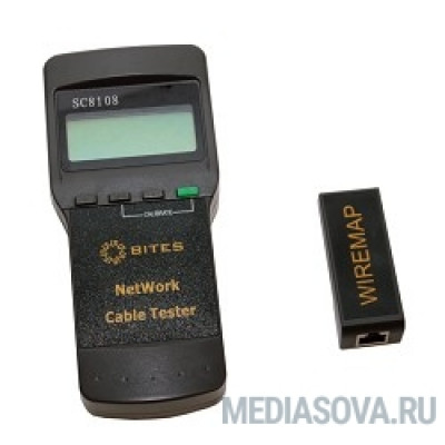  5bites LY-CT014 Тестер кабеля и его длины для UTP/STP RJ45, BNC, RJ11/12