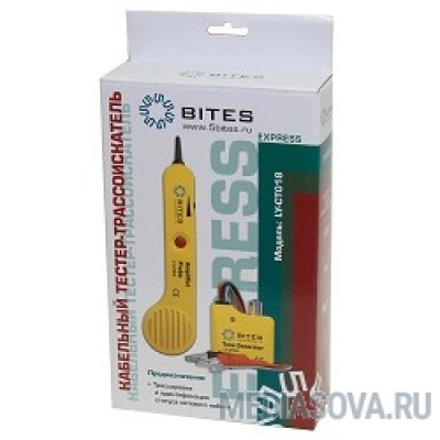  5bites LY-CT018 Тестер-трассоискатель кабеля 5bites EXPRESS  для RJ45/11/12, генератор тонального сигнала
