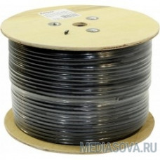 Exegate EX256750RUS Кабель FTP 4 пары кат.5e Exegate 100% медь,24AWG,  экран, внешн. прокладка, без троса, бухта 305м, черн., PE