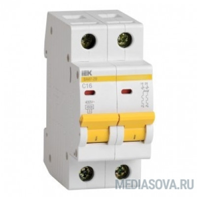  Iek MVA20-2-040-C Авт. выкл.ВА47-29 2Р 40А 4,5кА х-ка С ИЭК