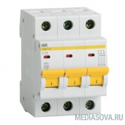  Iek MVA20-3-032-C Авт. выкл.ВА47-29 3Р 32А 4,5кА х-ка С ИЭК