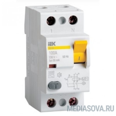  Iek MDV11-2-025-030 УЗО ВД1-63 2Р 25А 30мА тип А ИЭК