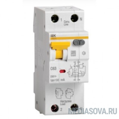  Iek MAD22-5-025-C-30 АВДТ 32 C25 - Автоматический Выключатель Дифф. тока