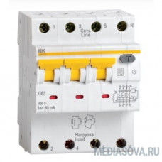 Iek MAD22-6-016-C-30 АВДТ 34 C16 30мА - Автоматический Выключатель Дифф. тока