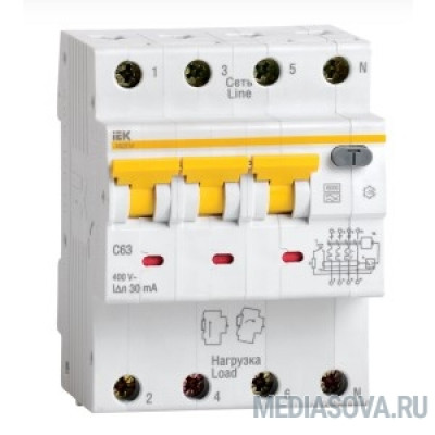 Iek MAD22-6-032-C-30 АВДТ 34 C32 30мА - Автоматический Выключатель Дифф. тока