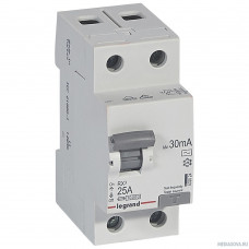 Legrand 402024 RX3 ВДТ 30мА 25А 2П AC