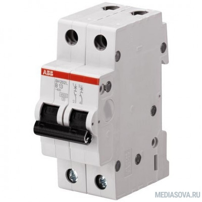  ABB 2CDS242001R0104 Автоматич.выкл-ль 2-пол. SH202L C10