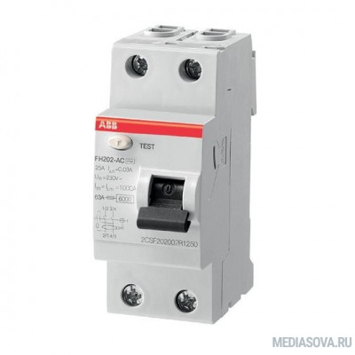  ABB 2CSF202004R1400  Выкл.диф.тока 2мод. FH202 AC-40/0,03