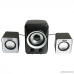  Dialog Colibri AC-202UP BLACK-WHITE - колонки 2.1, 11W RMS, черные, питание от USB
