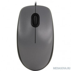 910-005490 Logitech M110 Silent (M110s) Mid Gray [бесшумная, оптическая, 1000dpi, USB, 1.8м]