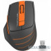  A-4Tech Мышь Fstyler FG30  ORANGE серый/оранжевый оптическая (2000dpi) беспроводная USB [1147562]