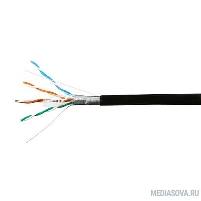  SkyNet Кабель FTP outdoor 4x2x0,51, медный, FLUKE TEST, кат.5e, однож., 100 м, box, черный [CSP-FTP-4-CU-OUT/100]