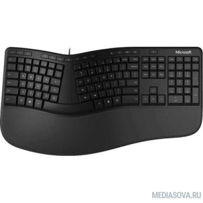  Microsoft Клавиатура Ergonomic for Business черный USB Multimedia Ergo (подставка для запястий) (LXN-00011)