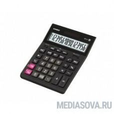Калькулятор настольный CASIO GR-16(-W-EH) черный Калькулятор, 16-разрядный