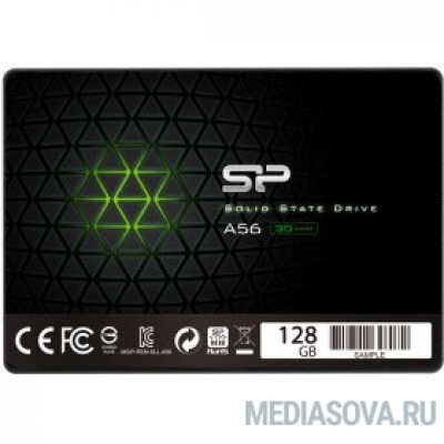  Silicon Power SSD 128Gb A56 SP128GBSS3A56B25 SATA3.0, 7mm