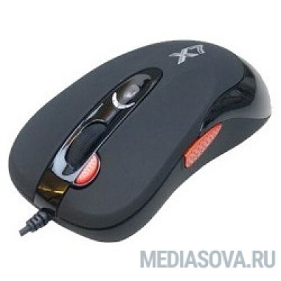  A4Tech X-705K (черный) USB, 3 х Fire, провод. опт. мышь, 1000Гц, 6кн, 1кл-кн [94396]