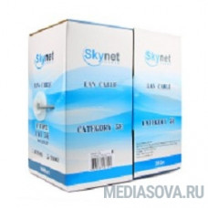 SkyNet Кабель UTP indoor 4x2x0,48, медный, FLUKE TEST, кат.5e, однож., (305м) box, серый [CSS-UTP-4-CU]