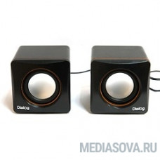 Dialog Colibri AC-04UP BLACK-ORANGE акустические  колонки 2.0, 6W RMS, пит. от USB