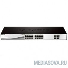 D-Link DGS-1210-20/ME/B1A Управляемый коммутатор 2 уровня с 16 портами 10/100/1000Base-T и 4 портами 1000Base-X SFP