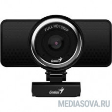 Genius ECam 8000 Black 1080p Full HD, вращается на 360°, универсальное крепление, микрофон, USB [32200001400]
