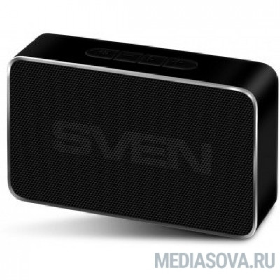  SVEN PS-85, черный (5 Вт, Bluetooth, FM, USB, microSD, 600мА*ч)